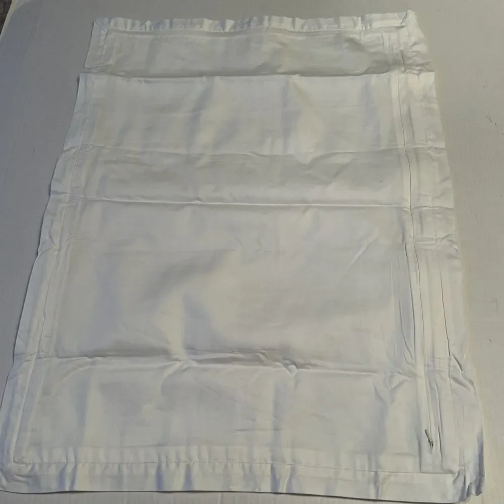 Hotel Collection Hydrangea Standard Pillow Sham White  NWT